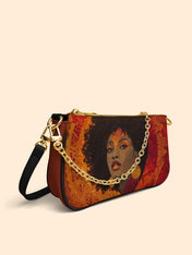 Noir Bloom Classic Zip Pochette QR0XD237