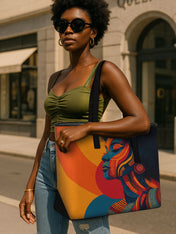 Rhythm & Radiance Sleek Leather Tote QR0TV0016