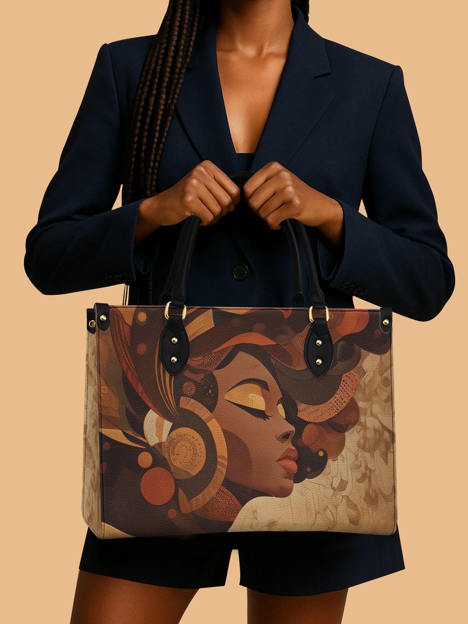 Earthy Goddess Premium Leather Handbag QR0HH058