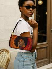 Noir Bloom Classic Zip Pochette QR0XD237