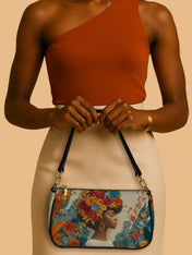 Golden Bloom Classic Zip Pochette QR0HH078