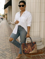 Earthy Goddess Premium Leather Handbag QR0HH058