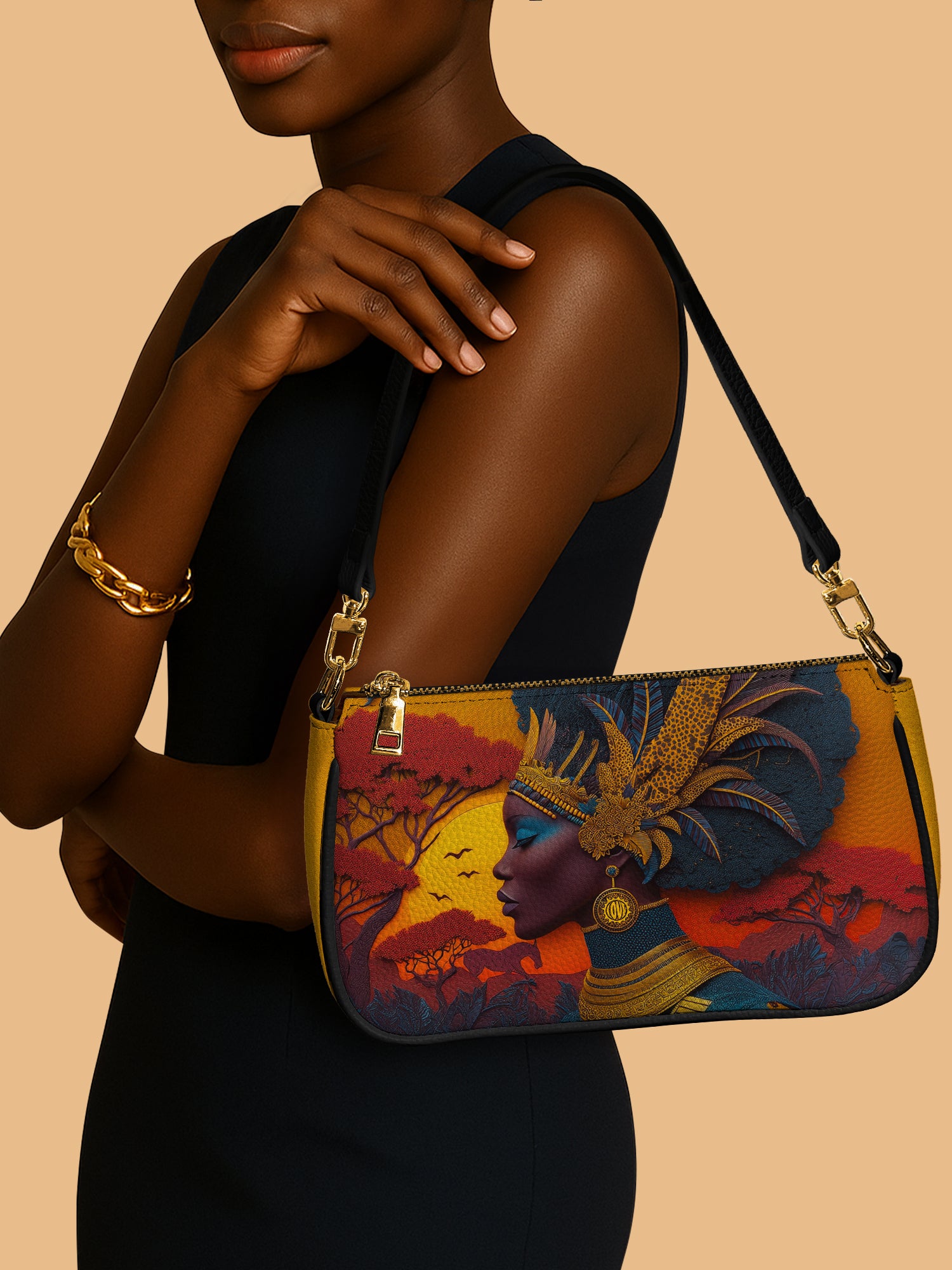 African Aspirations Classic Zip Pochette QR0HH062