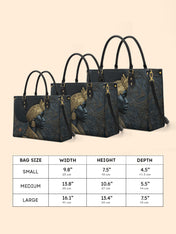 Ebony Sovereign Premium Leather Handbag QR0XD126