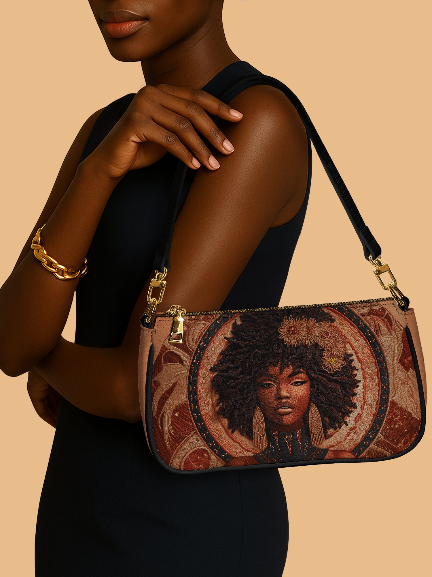 Obsidian Muse Classic Zip Pochette QR0XD191