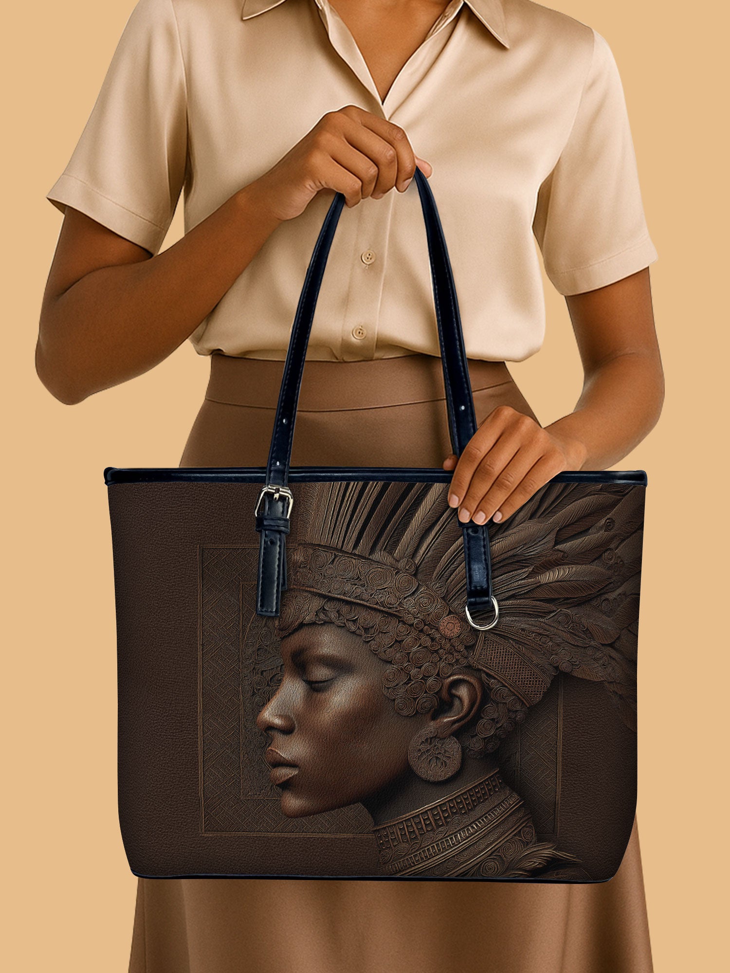 Back to Africa V1 Leather Bucket Bag QR0XD730