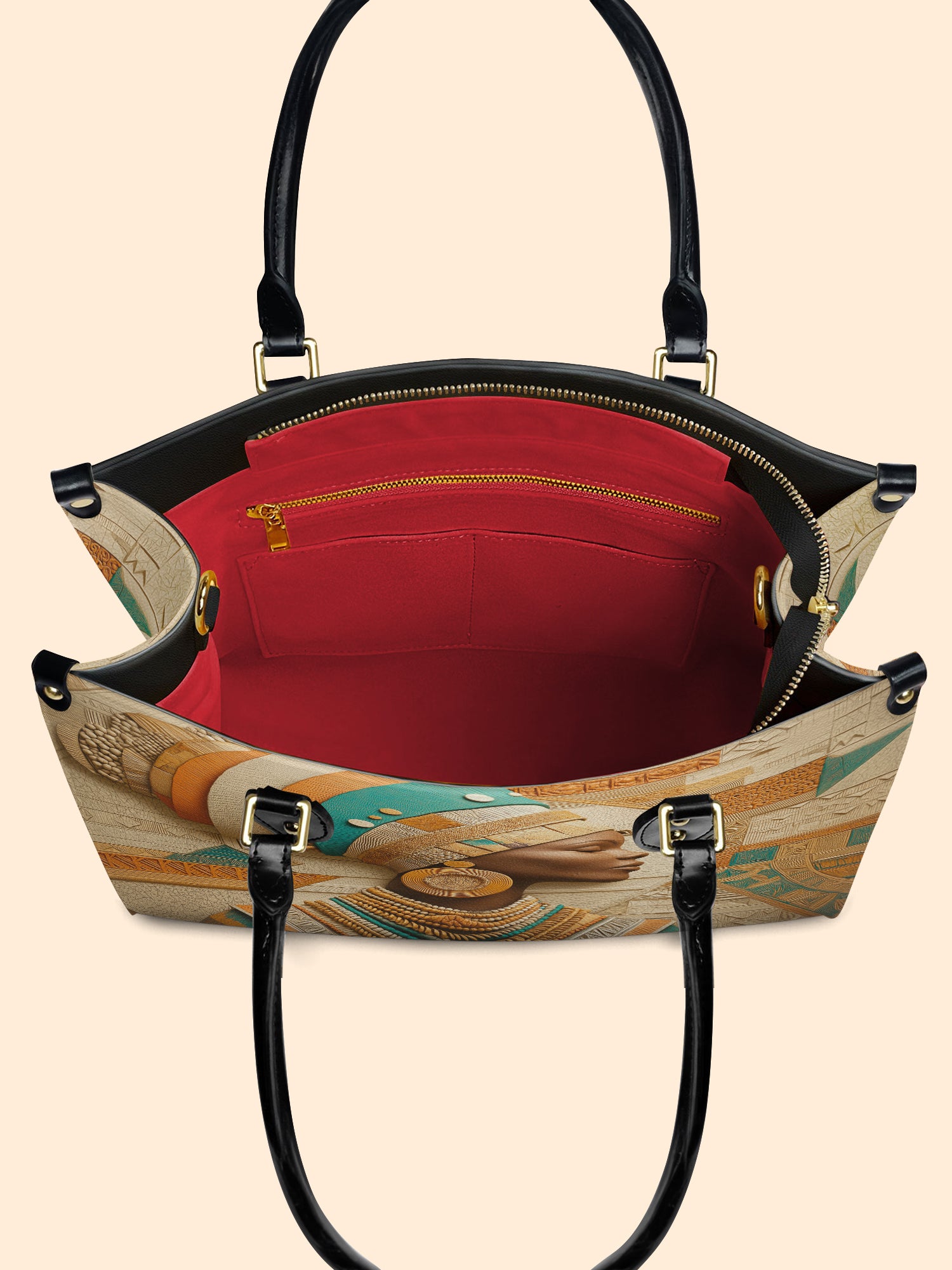 Tribal Harmony Premium Leather Handbag QR0TV060