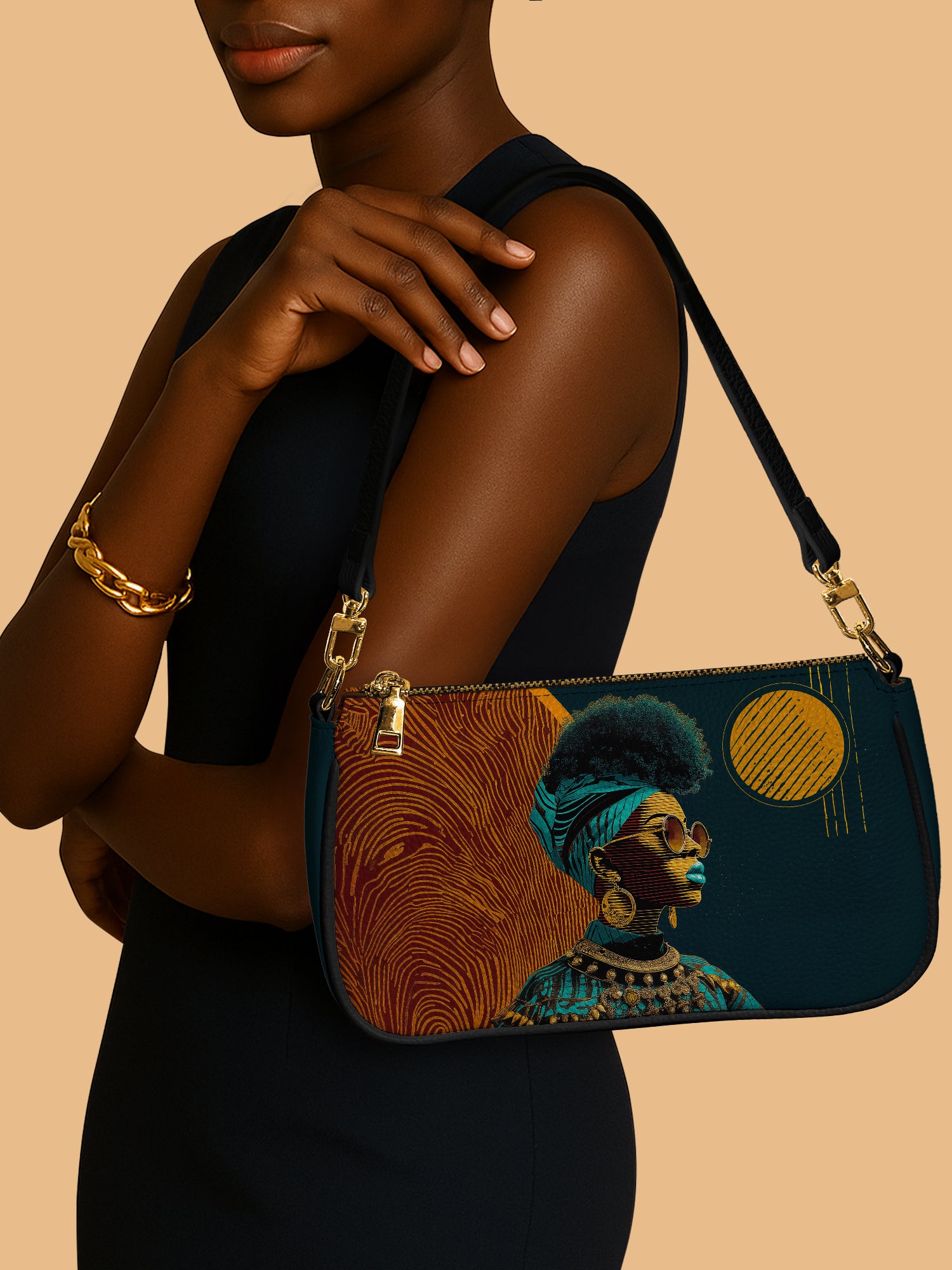 Unapologetically Black Classic Zip Pochette QR0XD130