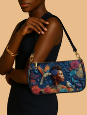 Blue Garden Classic Zip Pochette QR0XD231