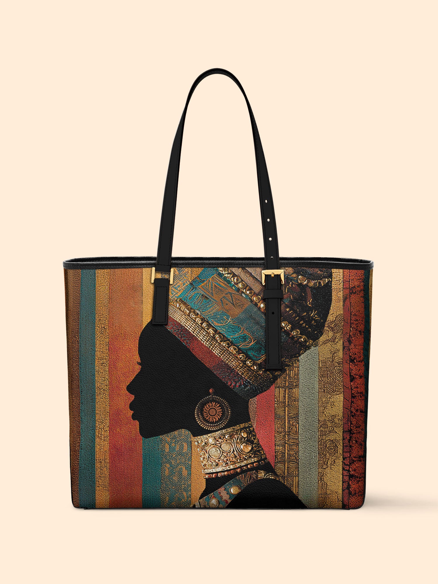 Brown Radiance Sleek Leather Tote QR0TV123