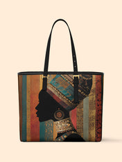 Brown Radiance Sleek Leather Tote QR0TV123