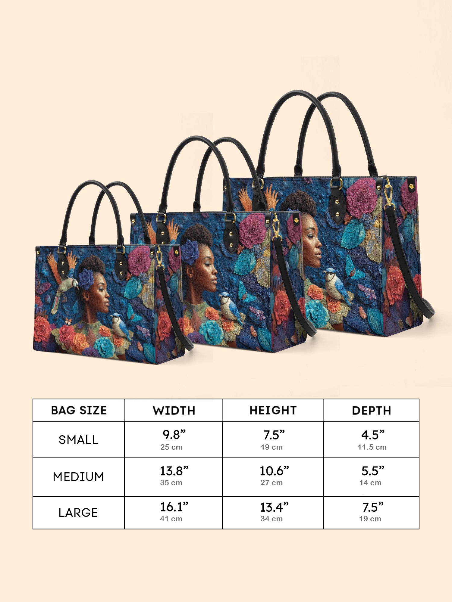 Blue Garden Premium Leather Handbag QR0XD230