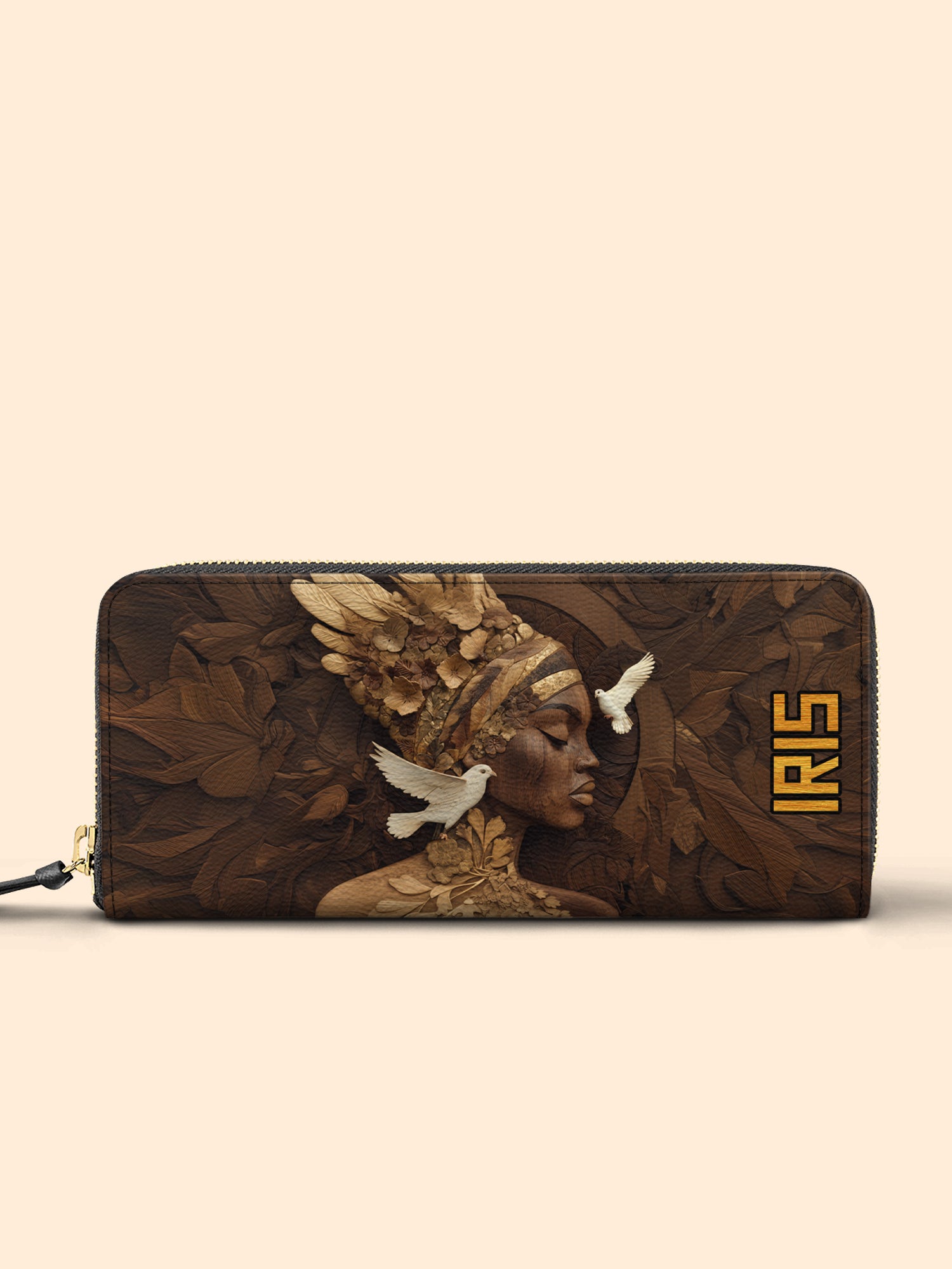 Embrace Of Peace Slimline Zippy Wallet