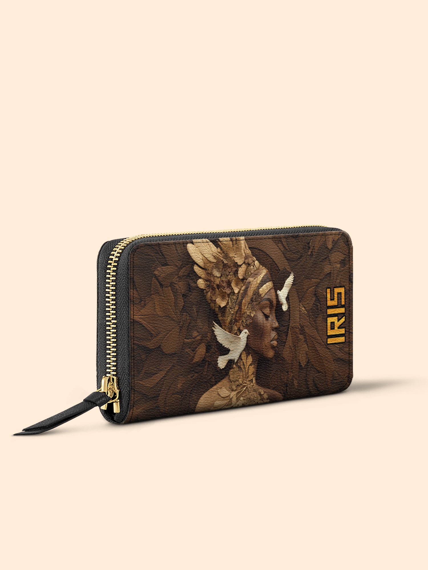 Embrace Of Peace Slimline Zippy Wallet