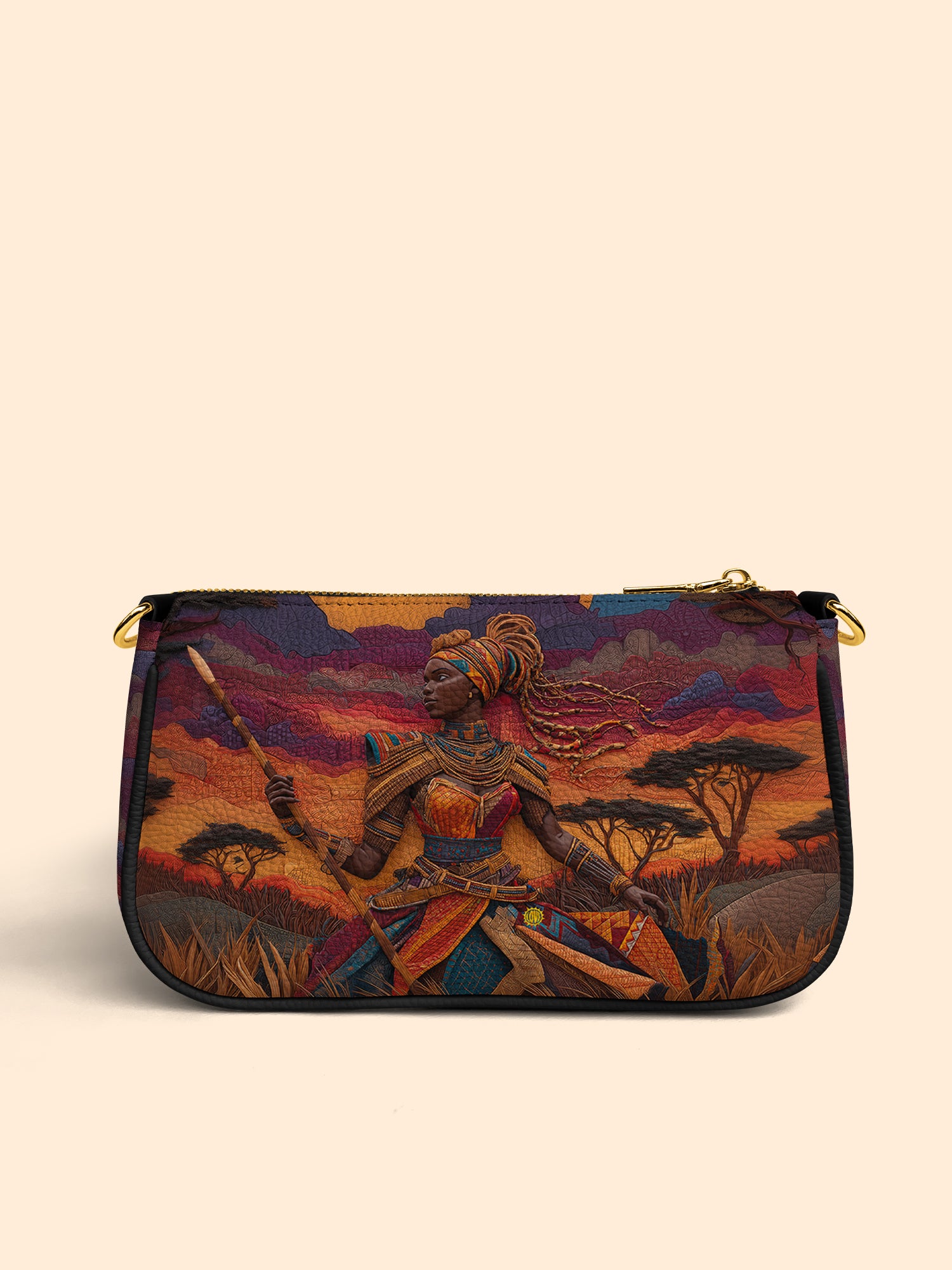 African Warrior Classic Zip Pochette QR0HH064
