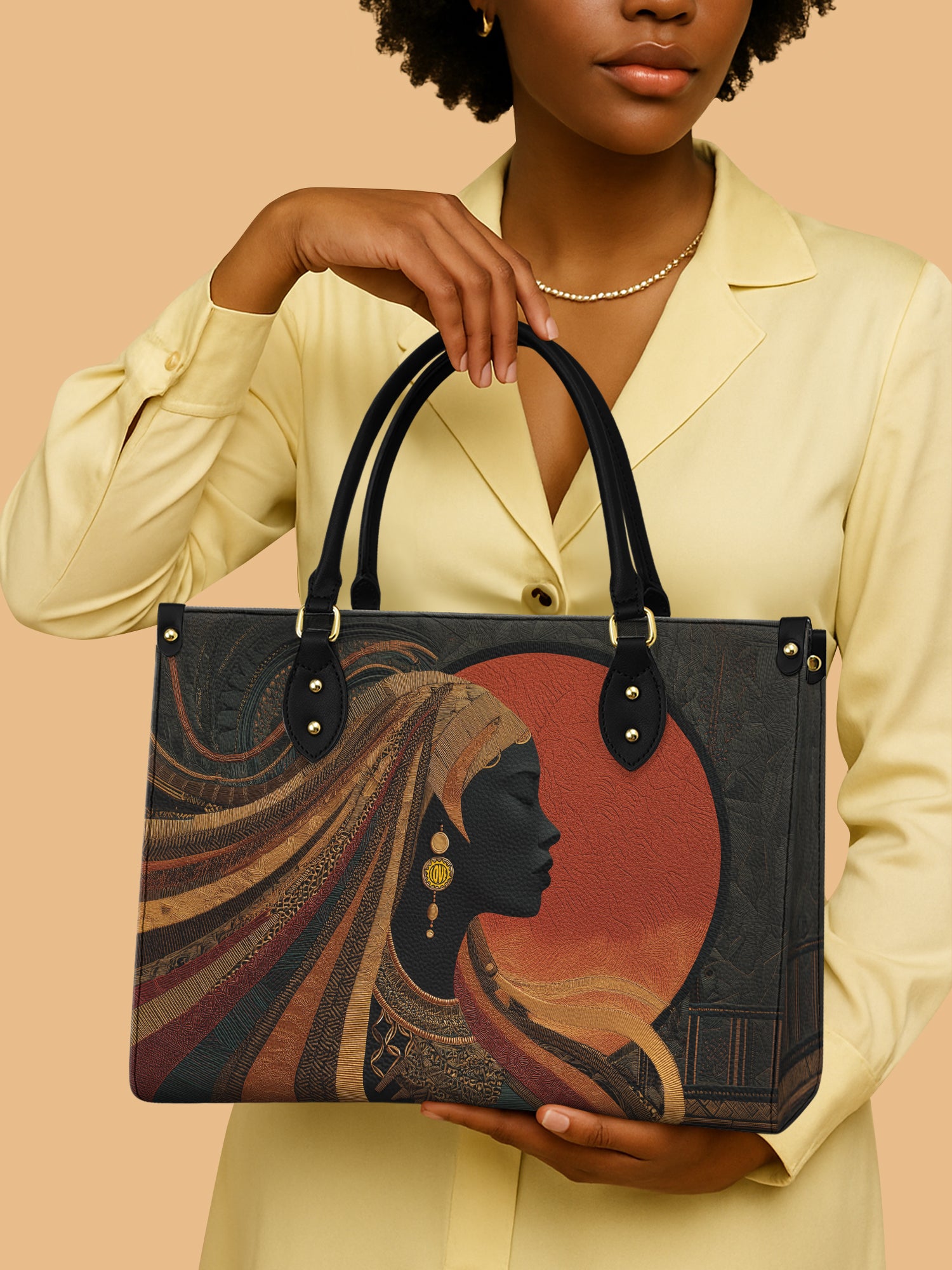 Spiral Oracle Premium Leather Handbag QR0XD199