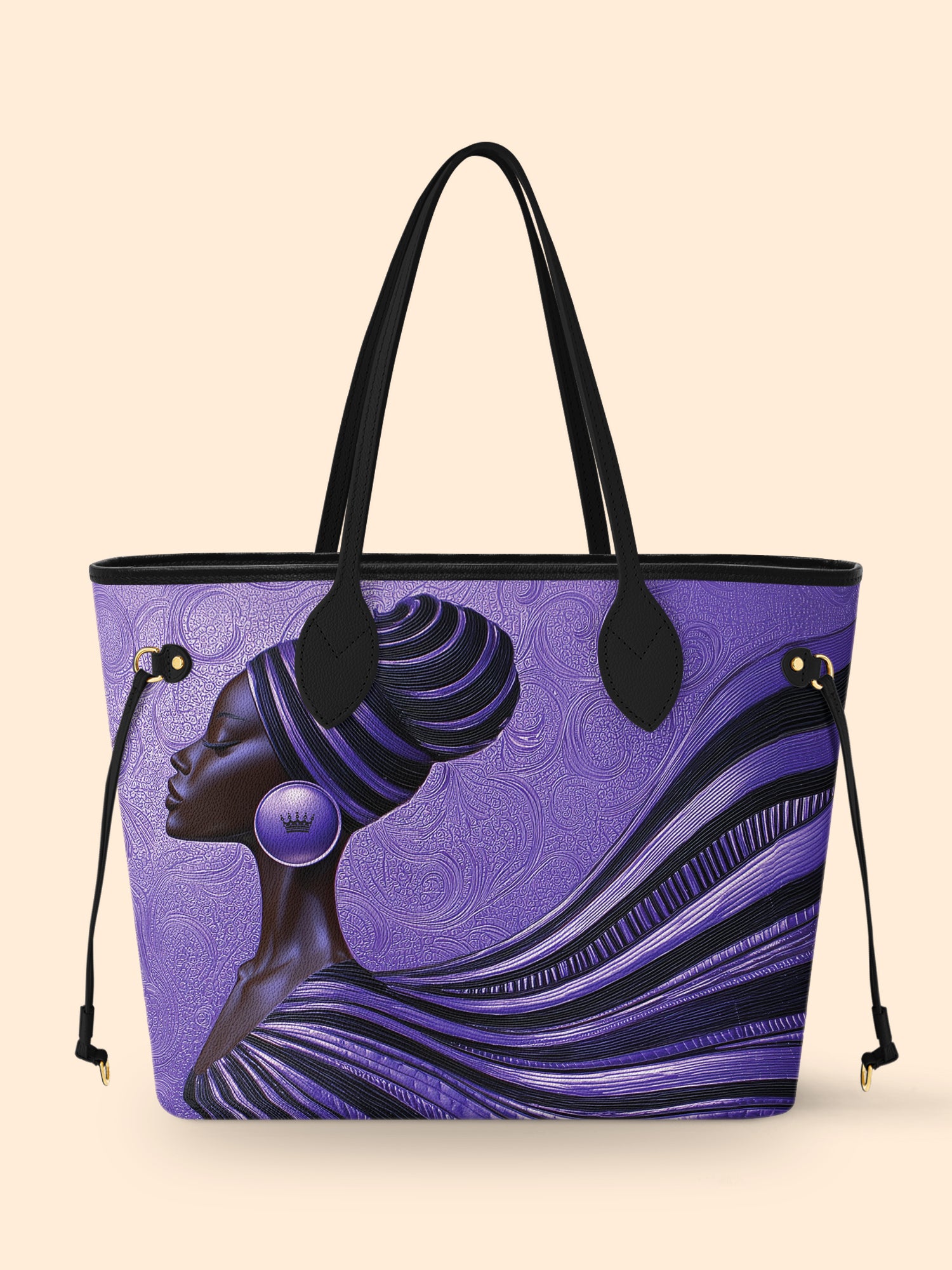 Violet Flow Classic Shopper Tote QR0XD430