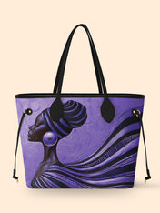 Violet Flow Classic Shopper Tote QR0XD430