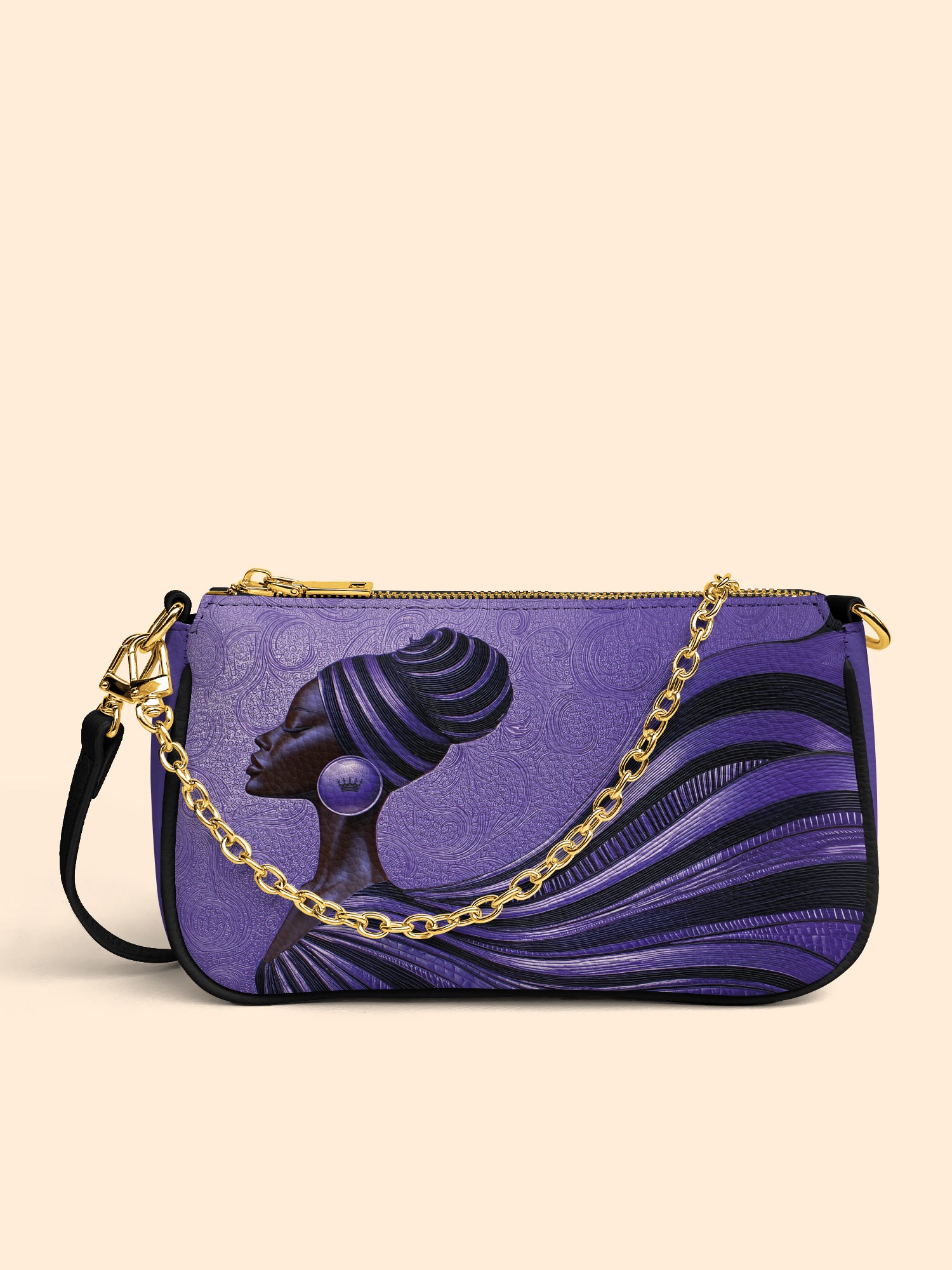 Violet Flow Classic Zip Pochette QR0XD436