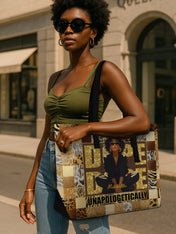 Unapologetically Dope Sleek Leather Tote