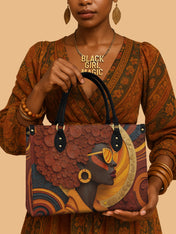 Royal Vision Premium Leather Handbag QR0TD313