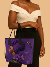 Empress Purple Classic Shopper Tote