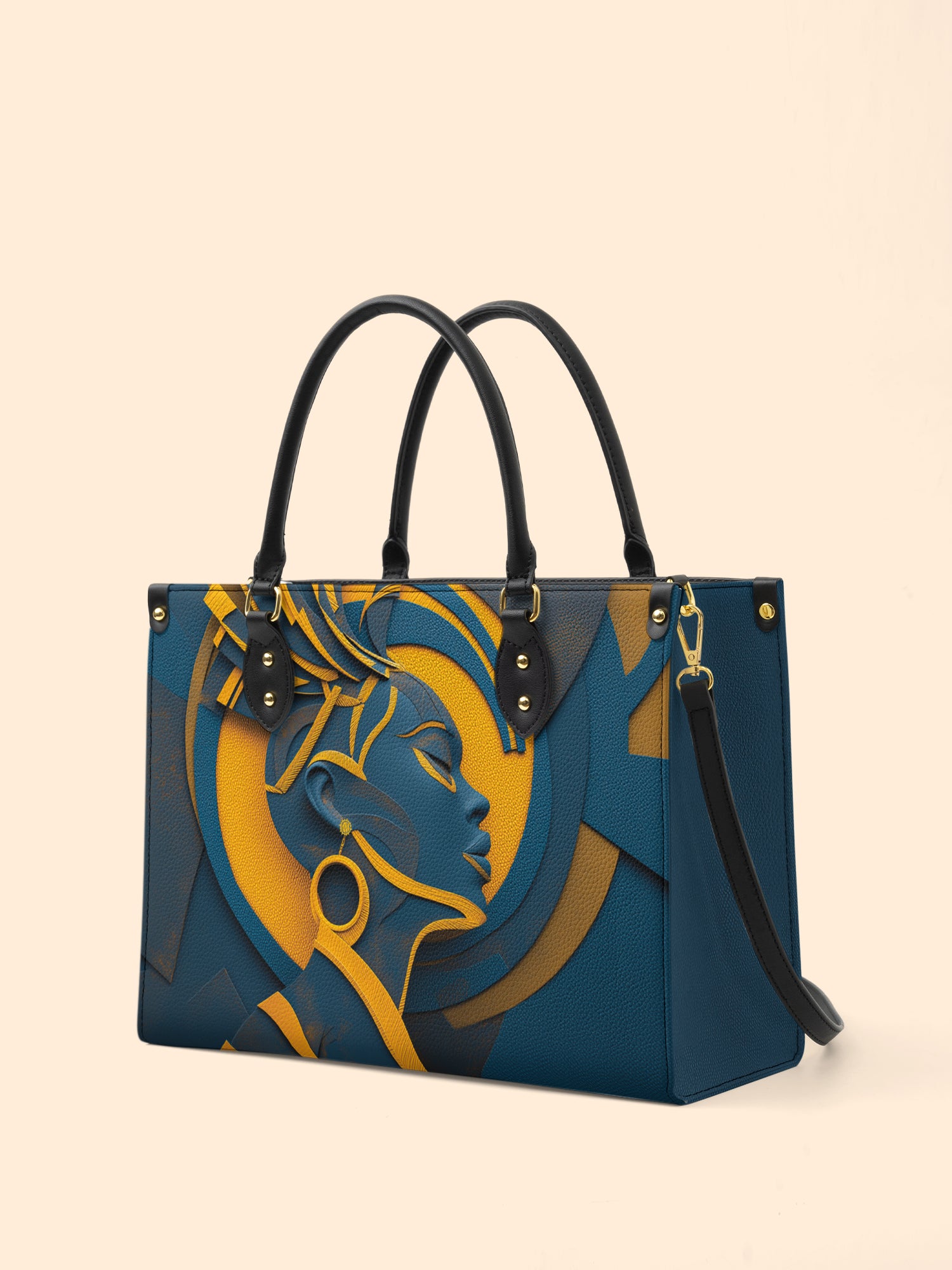 Luminous Identity Premium Leather Handbag QR0TD137