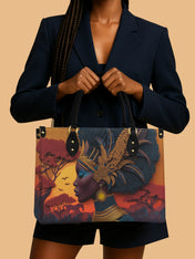 African Aspirations Premium Leather Handbag QR0HH057
