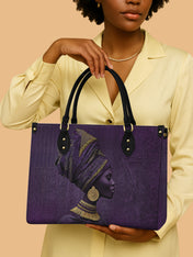 Amethyst Queen Premium Leather Handbag QR0TV170