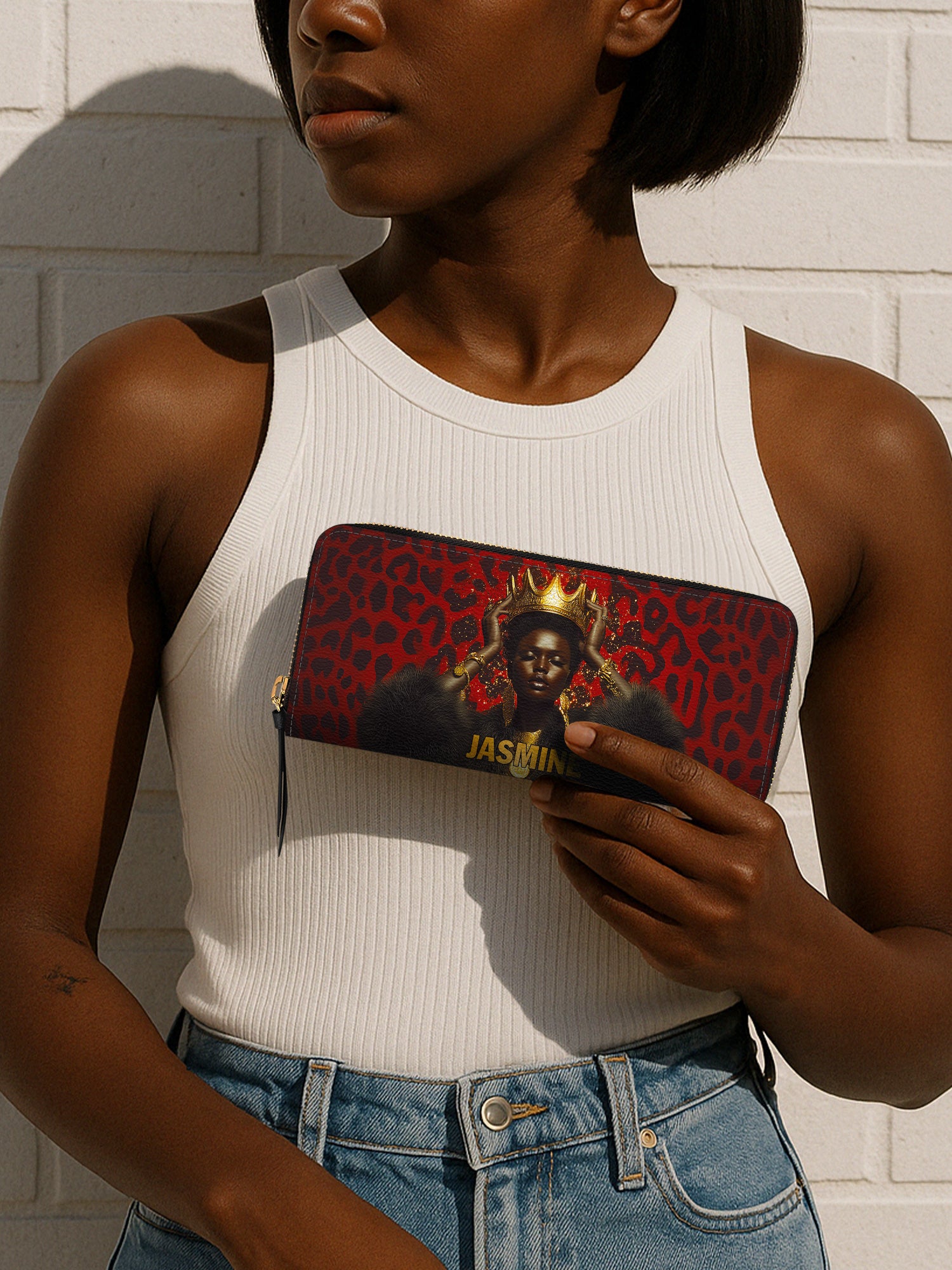 Fearless Grace Slimline Zippy Wallet