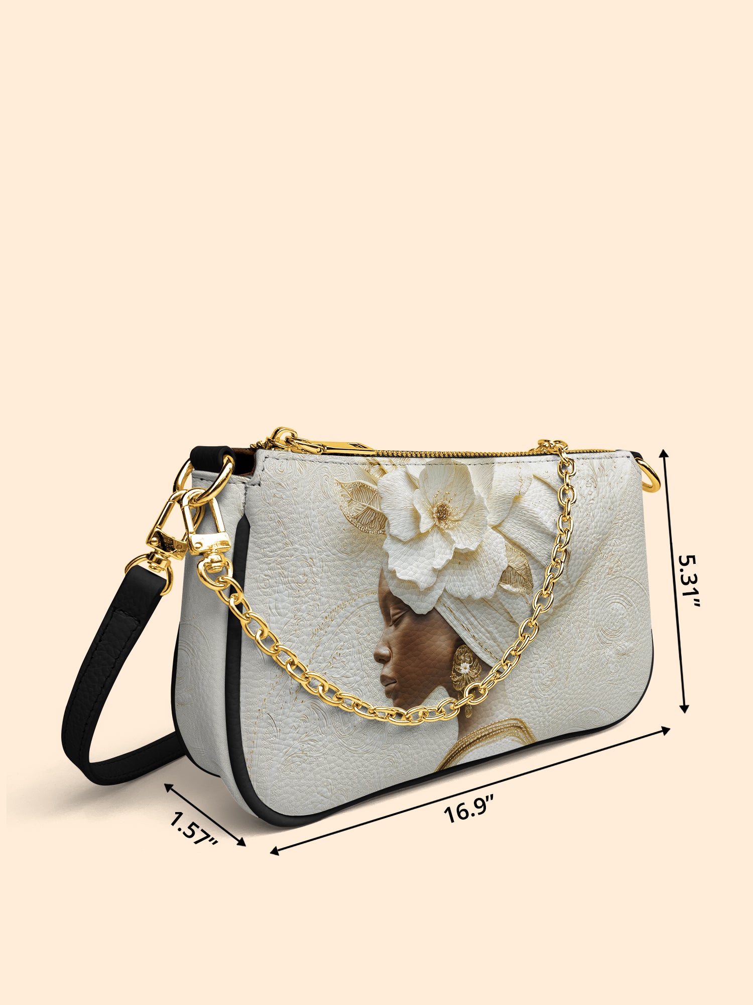 Pearl Serenity Classic Zip Pochette QR0TV117