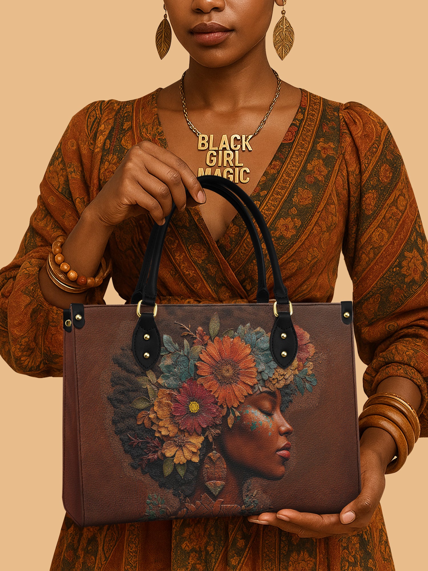 Earthen Dream Premium Leather Handbag QR0HH046