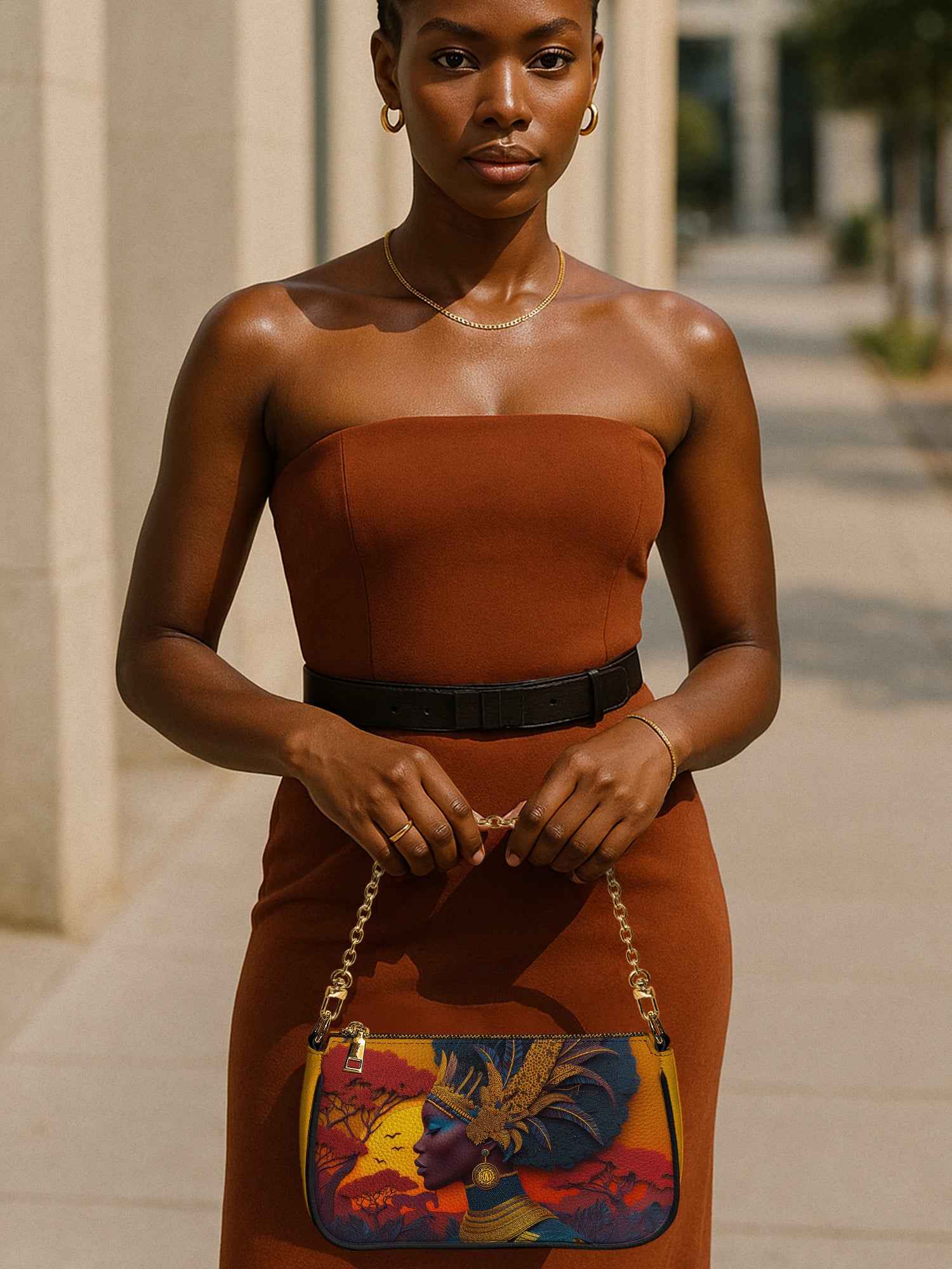 African Aspirations Classic Zip Pochette QR0HH062