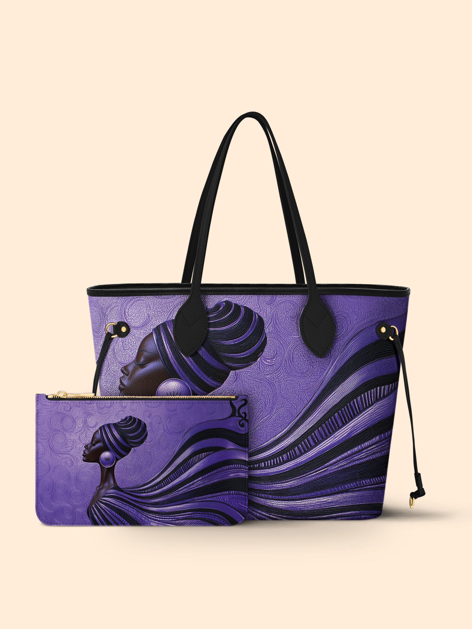 Violet Flow Classic Shopper Tote QR0XD430