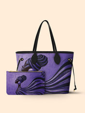 Violet Flow Classic Shopper Tote QR0XD430