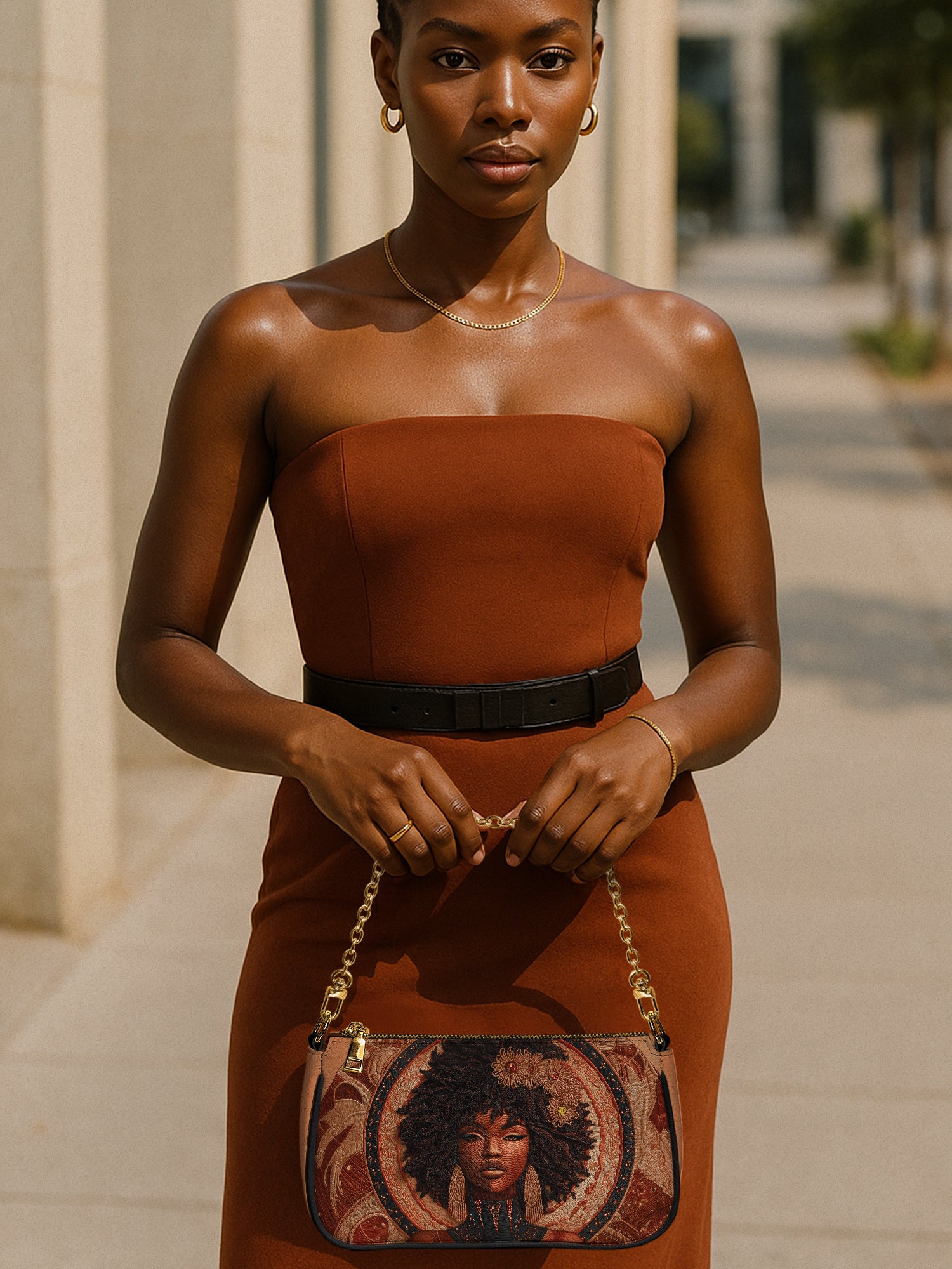 Obsidian Muse Classic Zip Pochette QR0XD191