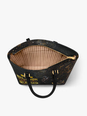 Blessed Woman Sleek Leather Tote