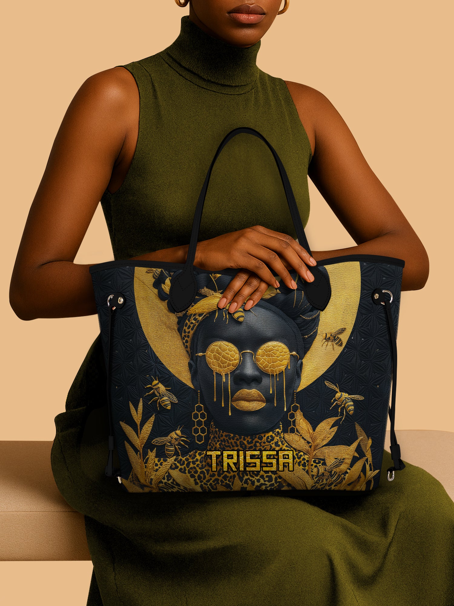 Honeycomb Crown Classic Shopper Tote