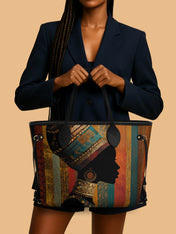 Brown Radiance Classic Shopper Tote QR0TV122