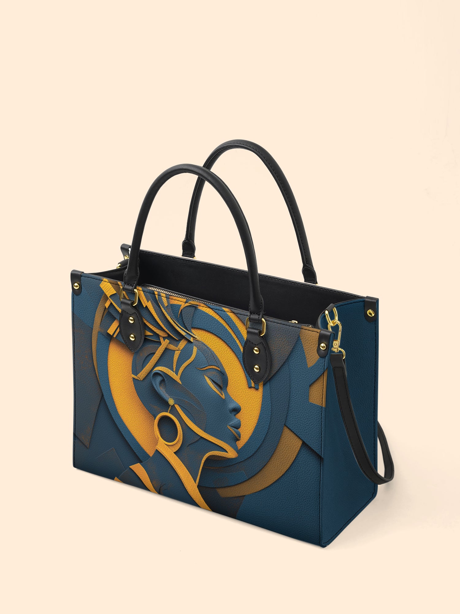 Luminous Identity Premium Leather Handbag QR0TD137