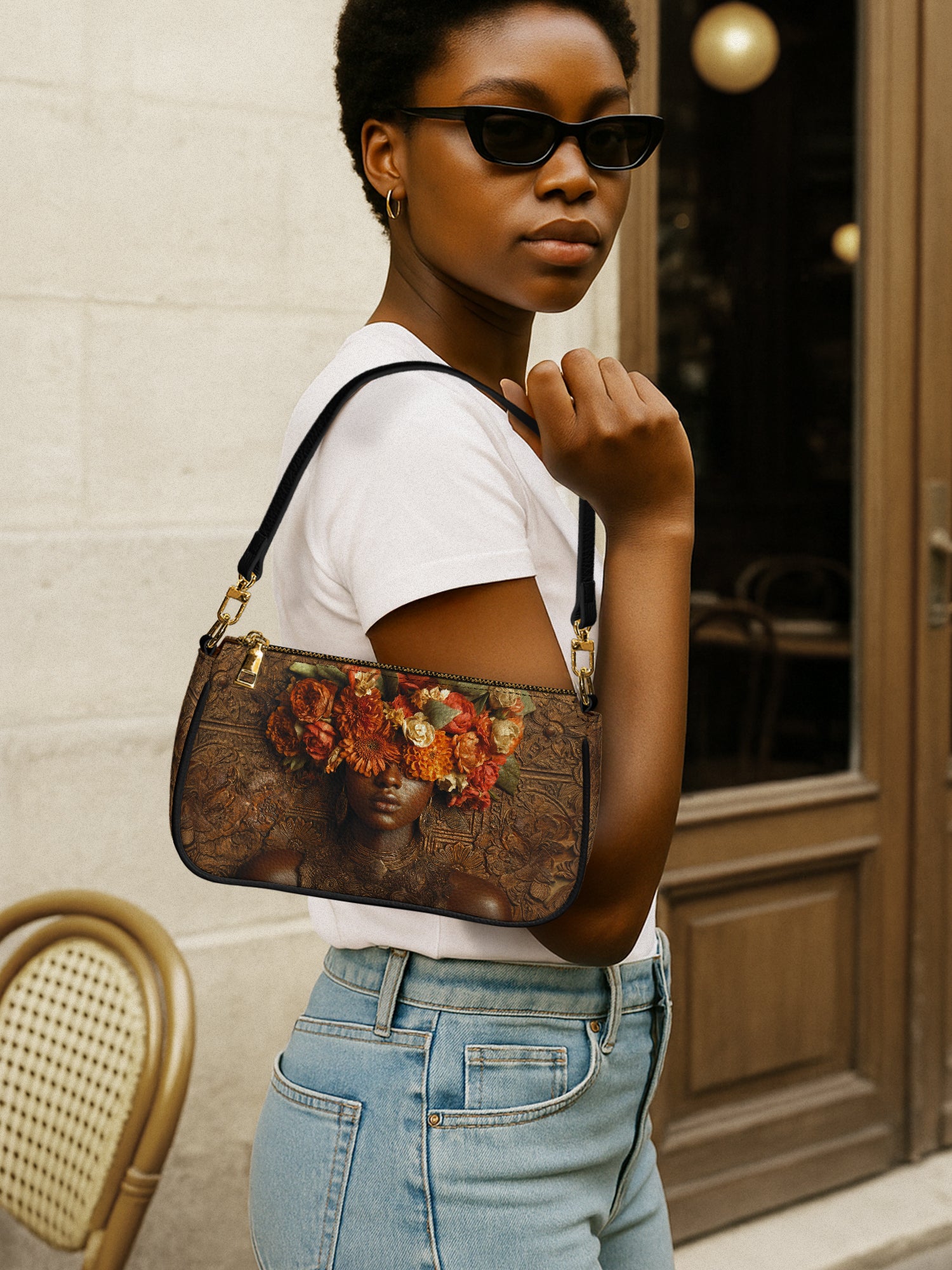 Floral Goddess Classic Zip Pochette QR0TV042