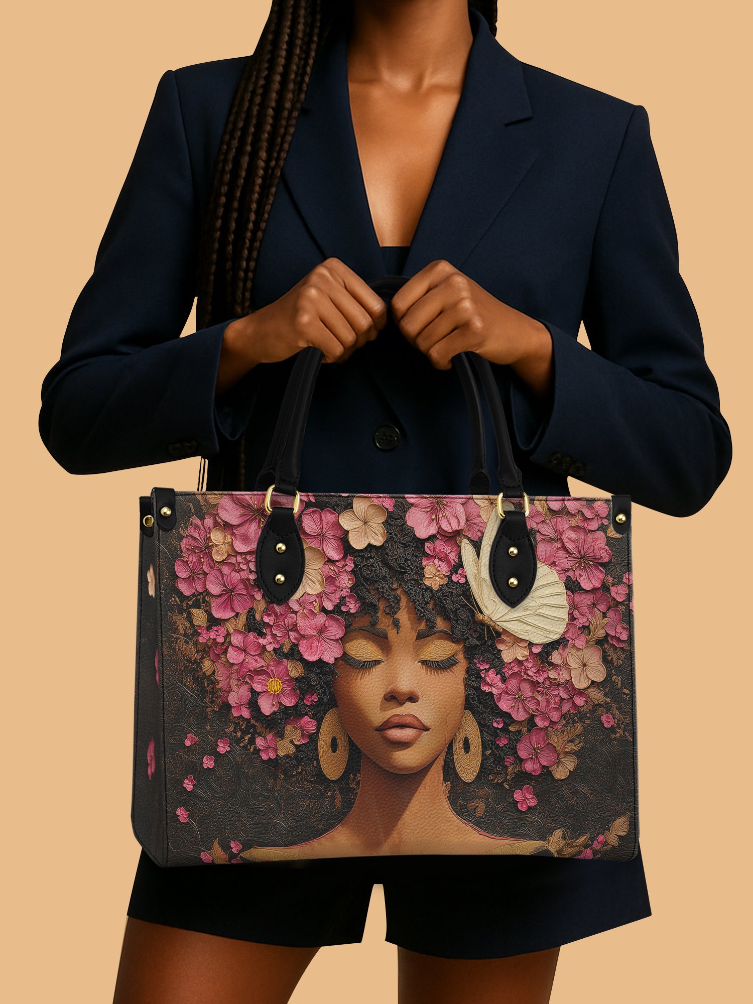 Maua Queen Premium Leather Handbag QR0HH055