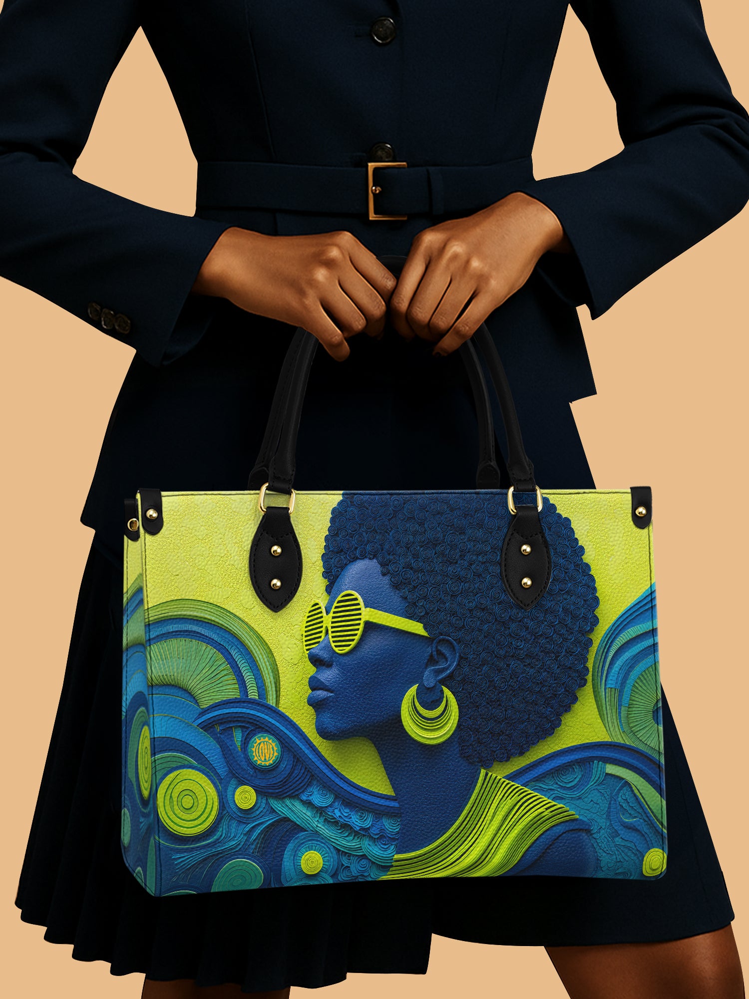 Bold Horizon Premium Leather Handbag QR0TD302