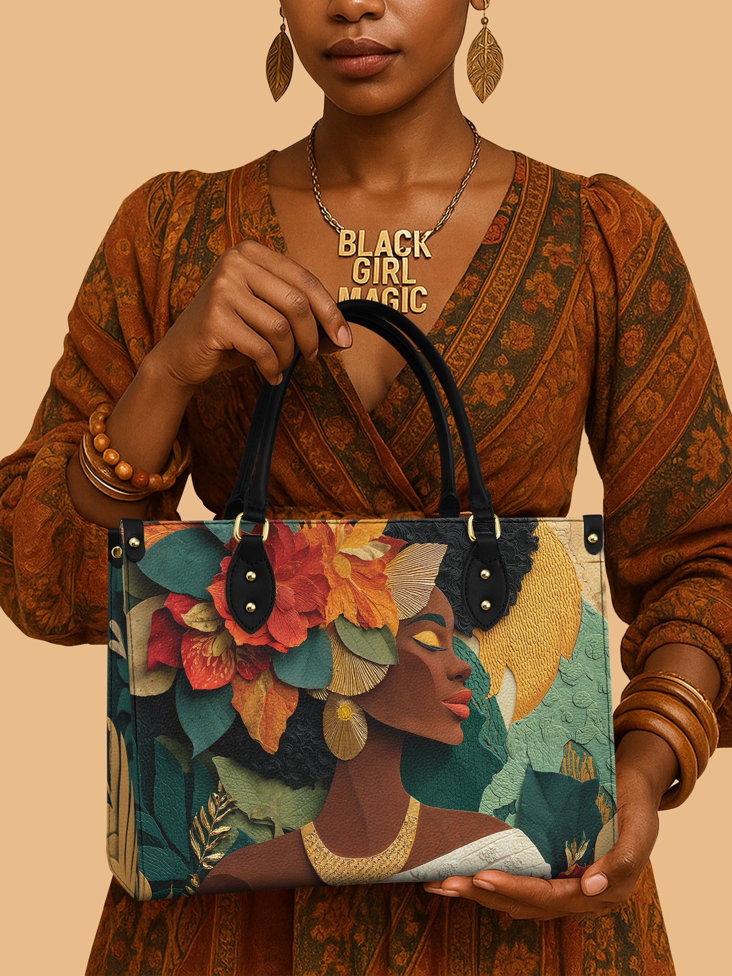 Tropical Empress Premium Leather Handbag QR0TV077