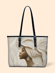 Ivory Blossom Leather Bucket Bag QR0TV191