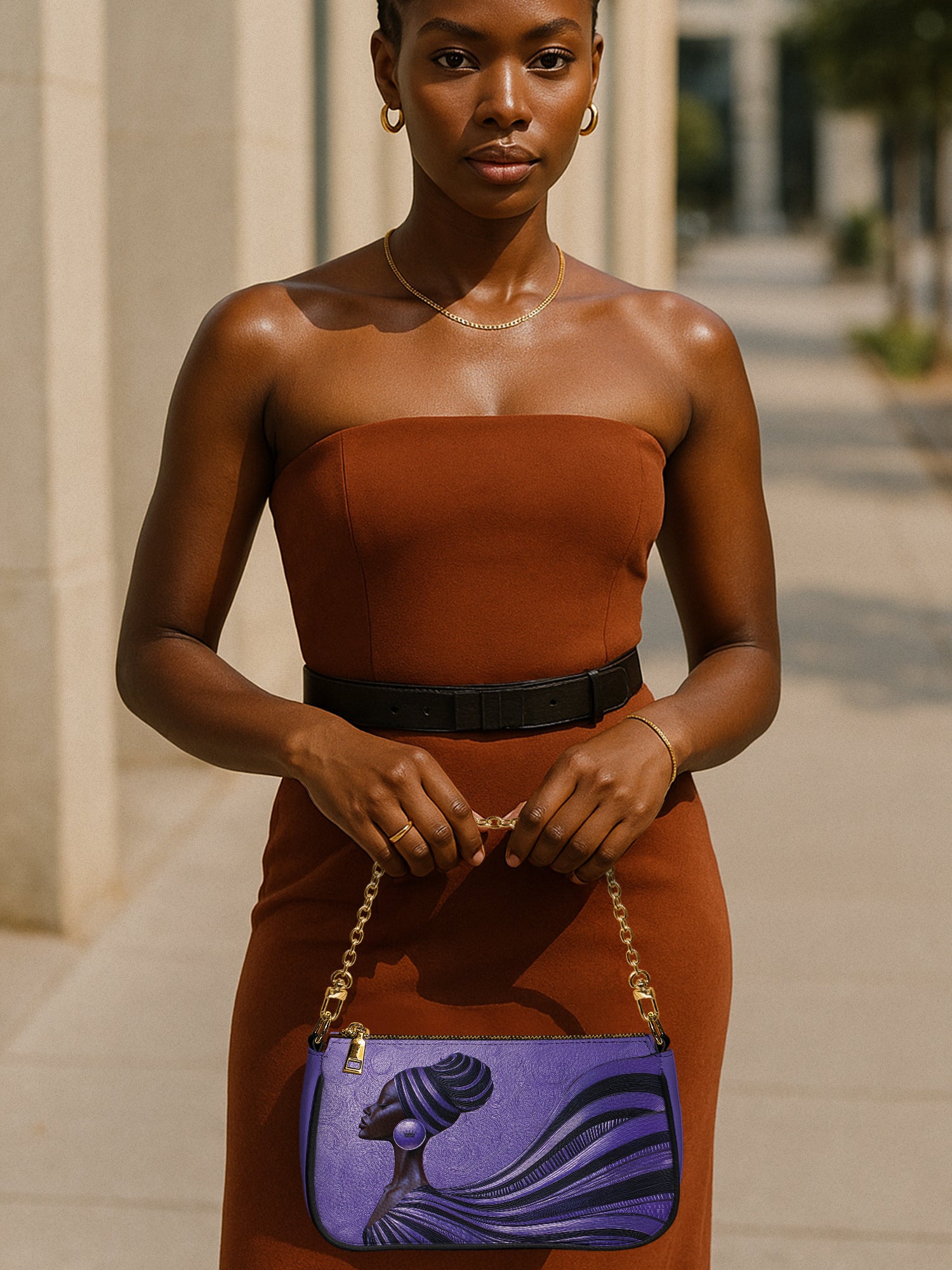 Violet Flow Classic Zip Pochette QR0XD436