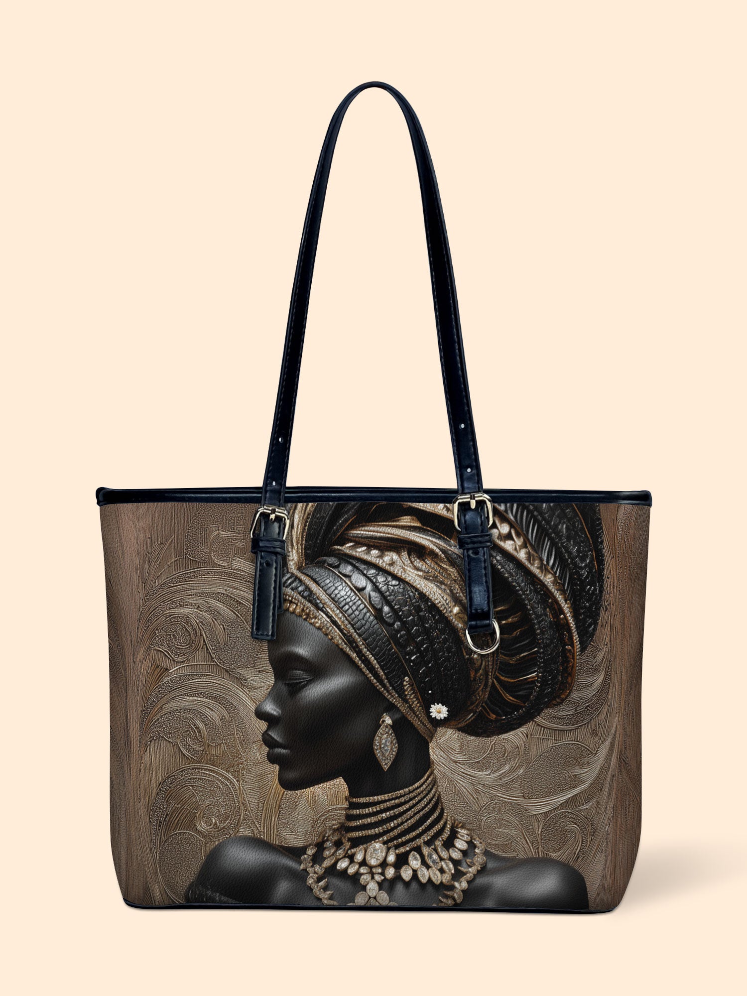 Althea Gold Leather Bucket Bag QR0XD729