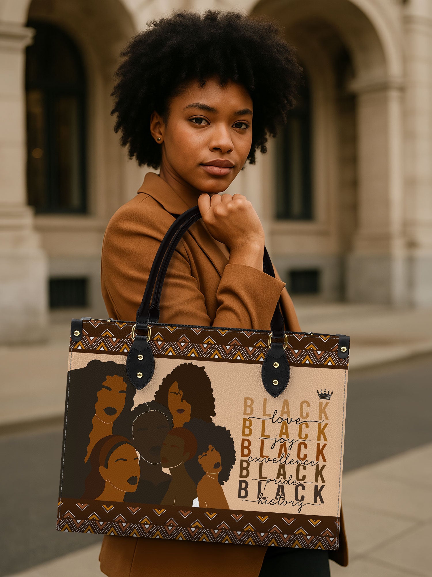 Love Joy History Premium Leather Handbag