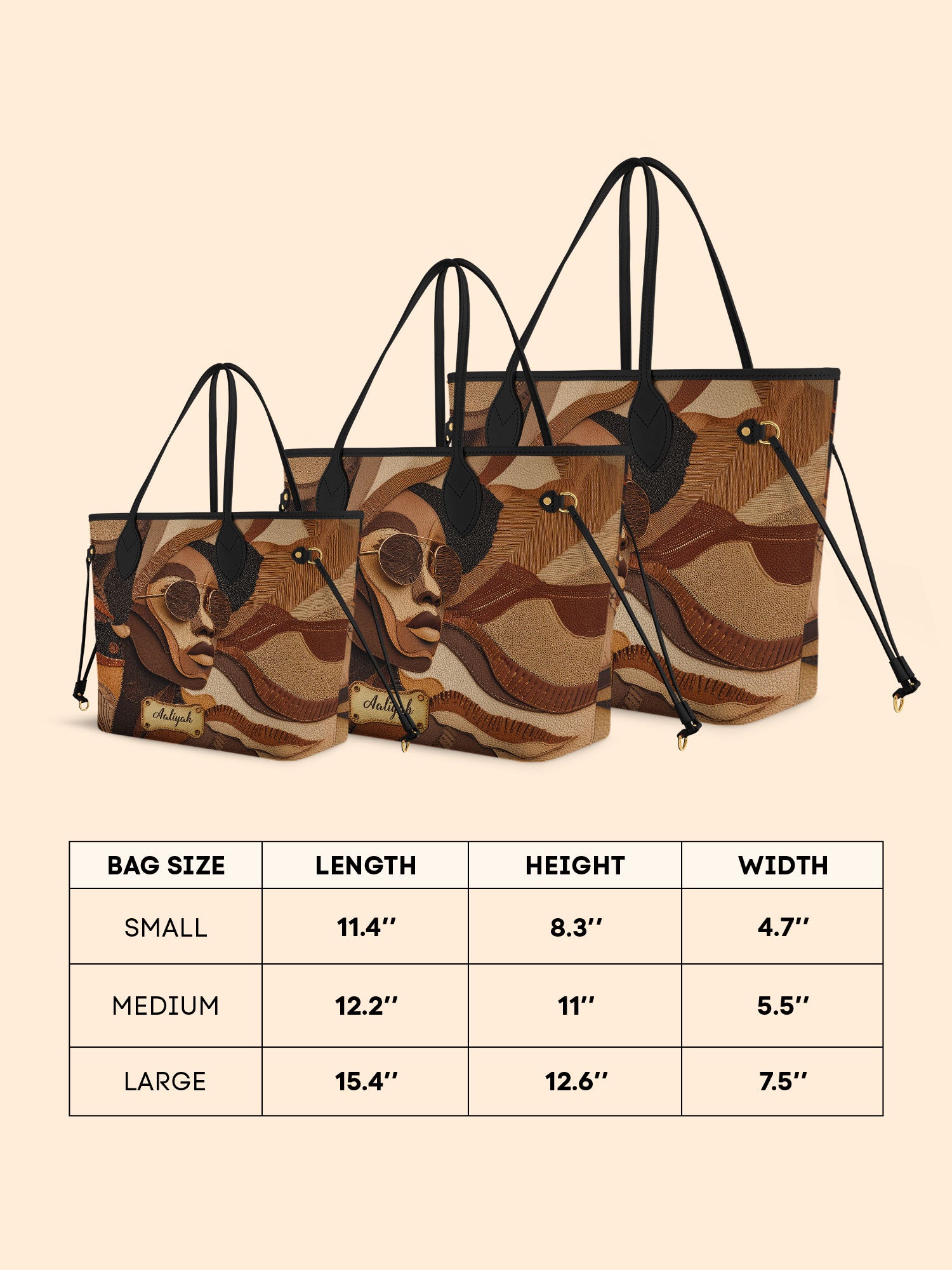 Timeless Melanin Classic Shopper Tote