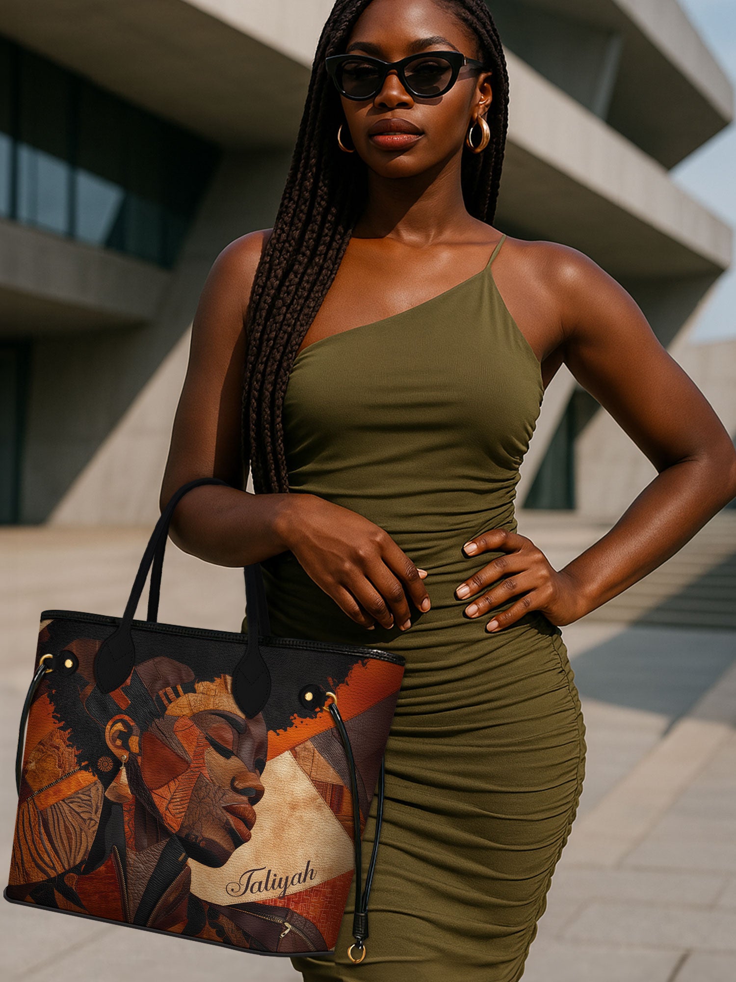 Afro Radiance Classic Shopper Tote